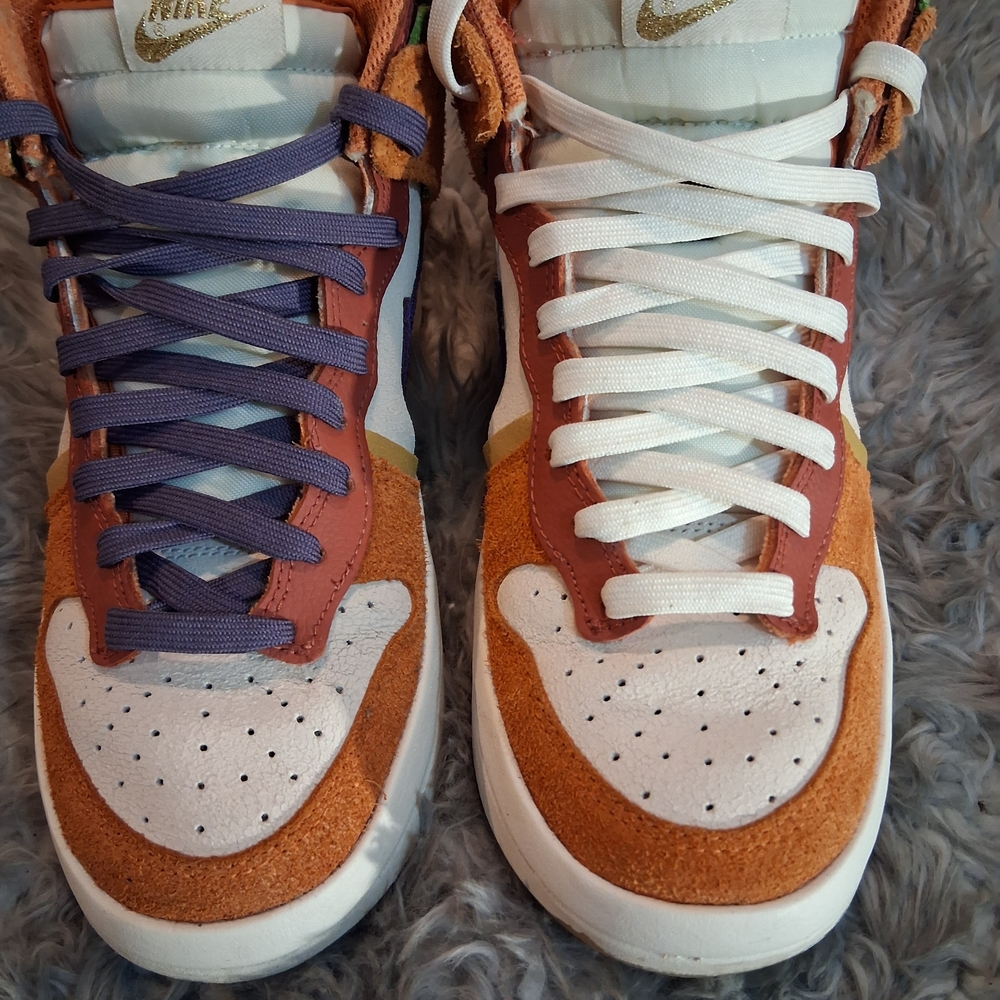 Nike Colorful Suede Athletic Shoes